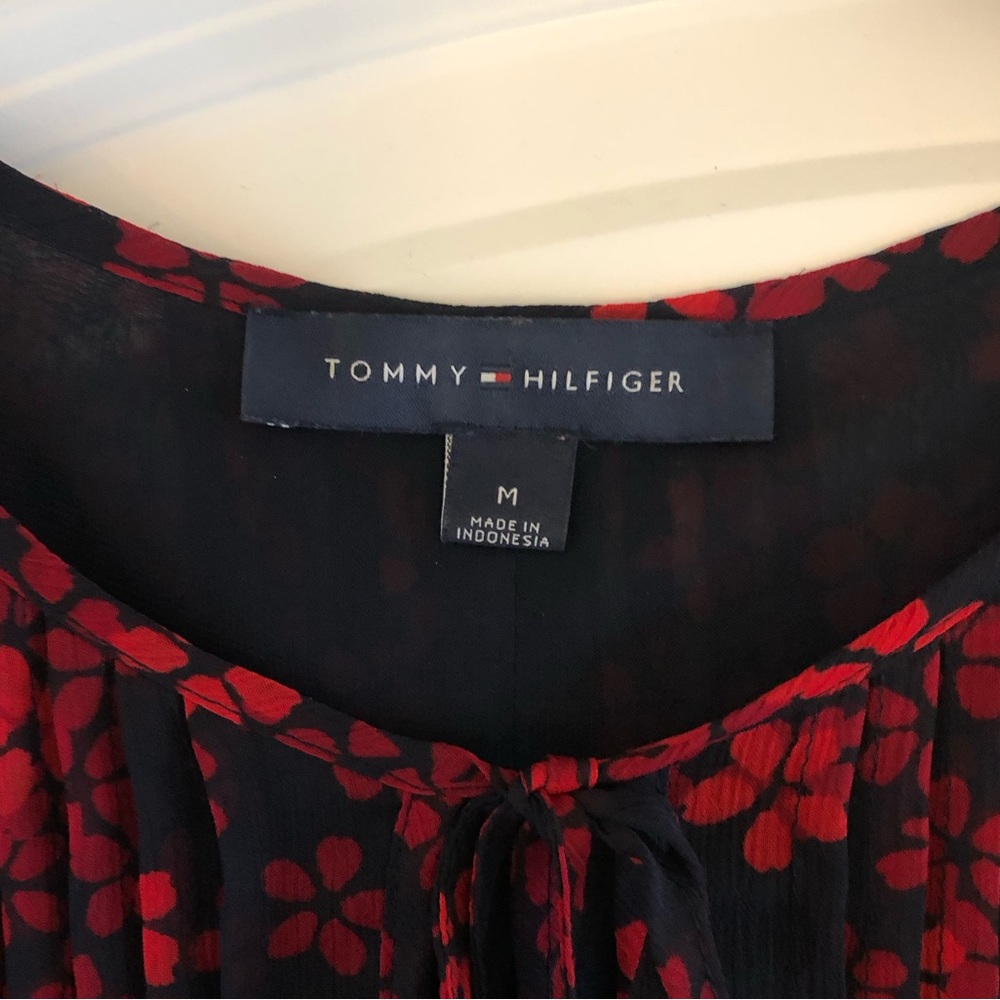 Tommy Hilfiger Floral Blouse Sz M - Picture 5 of 6